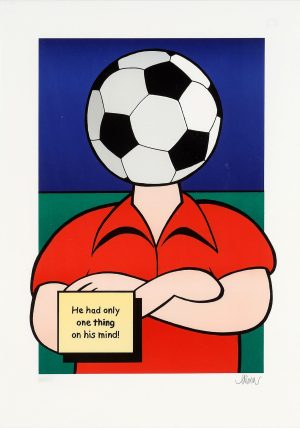 He had only one thing on his mind