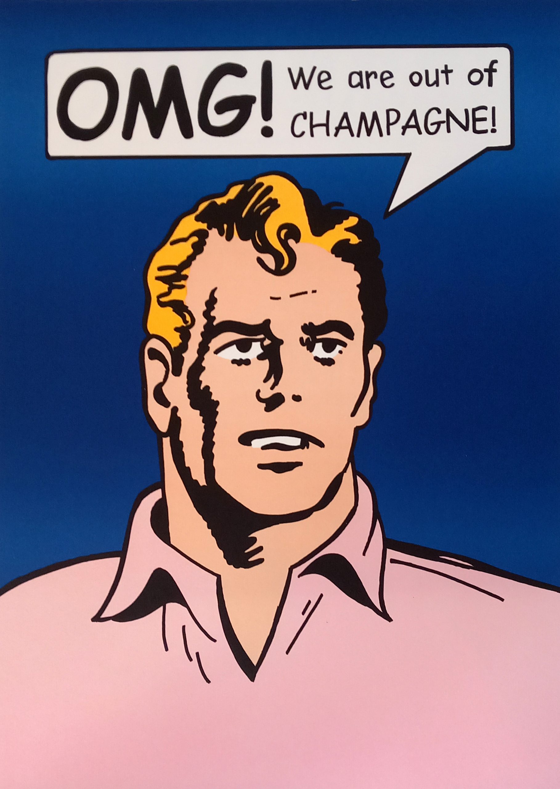 OMG! Champagne | Blue